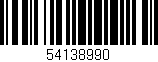 Código de barras (EAN, GTIN, SKU, ISBN): '54138990'