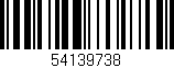 Código de barras (EAN, GTIN, SKU, ISBN): '54139738'