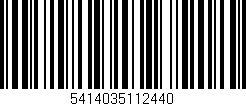 Código de barras (EAN, GTIN, SKU, ISBN): '5414035112440'