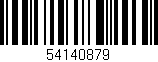 Código de barras (EAN, GTIN, SKU, ISBN): '54140879'