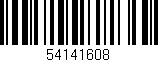 Código de barras (EAN, GTIN, SKU, ISBN): '54141608'
