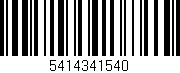 Código de barras (EAN, GTIN, SKU, ISBN): '5414341540'