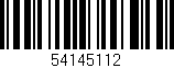 Código de barras (EAN, GTIN, SKU, ISBN): '54145112'