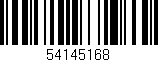 Código de barras (EAN, GTIN, SKU, ISBN): '54145168'