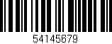 Código de barras (EAN, GTIN, SKU, ISBN): '54145679'