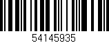 Código de barras (EAN, GTIN, SKU, ISBN): '54145935'
