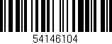 Código de barras (EAN, GTIN, SKU, ISBN): '54146104'