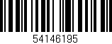 Código de barras (EAN, GTIN, SKU, ISBN): '54146195'