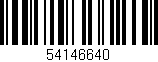 Código de barras (EAN, GTIN, SKU, ISBN): '54146640'