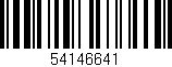 Código de barras (EAN, GTIN, SKU, ISBN): '54146641'