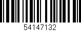 Código de barras (EAN, GTIN, SKU, ISBN): '54147132'