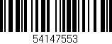 Código de barras (EAN, GTIN, SKU, ISBN): '54147553'