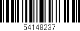 Código de barras (EAN, GTIN, SKU, ISBN): '54148237'