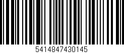 Código de barras (EAN, GTIN, SKU, ISBN): '5414847430145'