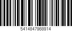 Código de barras (EAN, GTIN, SKU, ISBN): '5414847968914'