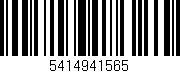 Código de barras (EAN, GTIN, SKU, ISBN): '5414941565'