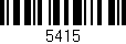 Código de barras (EAN, GTIN, SKU, ISBN): '5415'