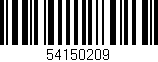 Código de barras (EAN, GTIN, SKU, ISBN): '54150209'