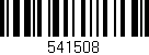 Código de barras (EAN, GTIN, SKU, ISBN): '541508'