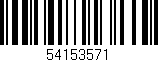 Código de barras (EAN, GTIN, SKU, ISBN): '54153571'