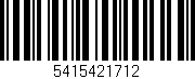 Código de barras (EAN, GTIN, SKU, ISBN): '5415421712'