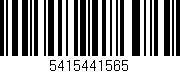 Código de barras (EAN, GTIN, SKU, ISBN): '5415441565'