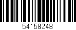 Código de barras (EAN, GTIN, SKU, ISBN): '54158248'