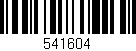 Código de barras (EAN, GTIN, SKU, ISBN): '541604'