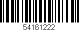 Código de barras (EAN, GTIN, SKU, ISBN): '54161222'