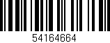 Código de barras (EAN, GTIN, SKU, ISBN): '54164664'