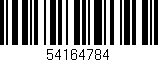 Código de barras (EAN, GTIN, SKU, ISBN): '54164784'