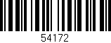 Código de barras (EAN, GTIN, SKU, ISBN): '54172'