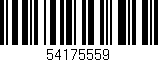 Código de barras (EAN, GTIN, SKU, ISBN): '54175559'