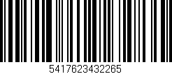 Código de barras (EAN, GTIN, SKU, ISBN): '5417623432265'