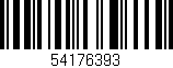 Código de barras (EAN, GTIN, SKU, ISBN): '54176393'