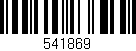 Código de barras (EAN, GTIN, SKU, ISBN): '541869'