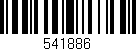 Código de barras (EAN, GTIN, SKU, ISBN): '541886'