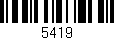 Código de barras (EAN, GTIN, SKU, ISBN): '5419'