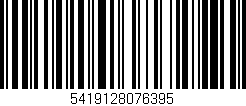 Código de barras (EAN, GTIN, SKU, ISBN): '5419128076395'