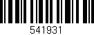 Código de barras (EAN, GTIN, SKU, ISBN): '541931'
