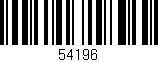 Código de barras (EAN, GTIN, SKU, ISBN): '54196'
