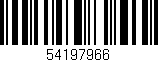 Código de barras (EAN, GTIN, SKU, ISBN): '54197966'