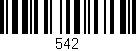 Código de barras (EAN, GTIN, SKU, ISBN): '542'