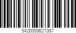 Código de barras (EAN, GTIN, SKU, ISBN): '5420056621397'