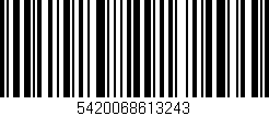 Código de barras (EAN, GTIN, SKU, ISBN): '5420068613243'