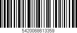 Código de barras (EAN, GTIN, SKU, ISBN): '5420068613359'