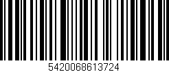 Código de barras (EAN, GTIN, SKU, ISBN): '5420068613724'