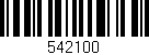 Código de barras (EAN, GTIN, SKU, ISBN): '542100'