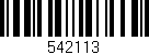 Código de barras (EAN, GTIN, SKU, ISBN): '542113'