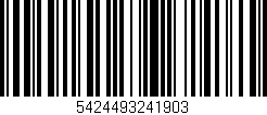 Código de barras (EAN, GTIN, SKU, ISBN): '5424493241903'